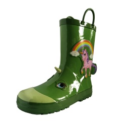 kids rubber rain boots
